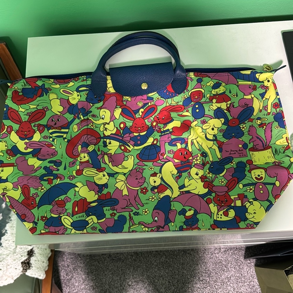 Longchamp x Jeremy Scott Tote Bag